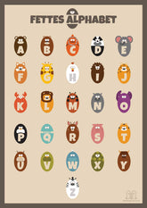 Fettes Alphabet